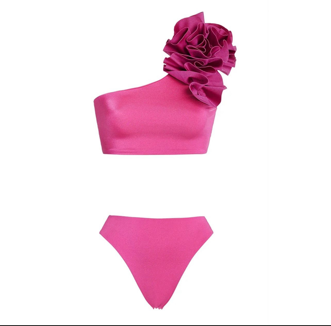 Pink Flower Bikini