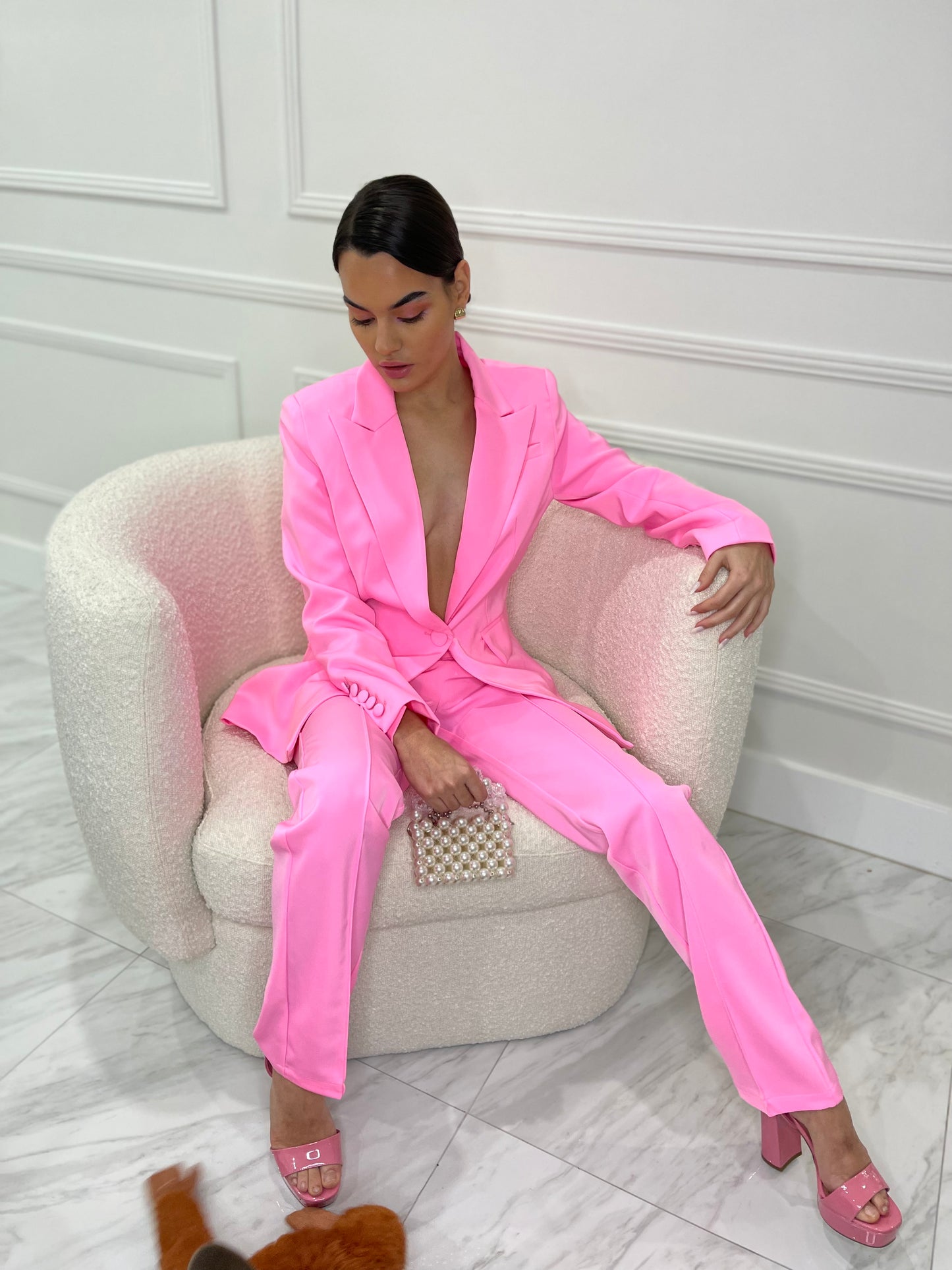 Baby Pink Suit Set